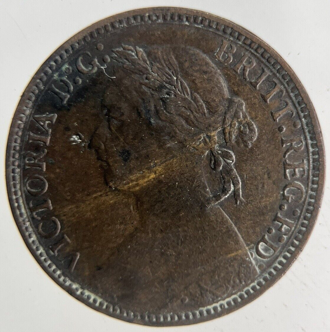 1875 - H Victoria Farthing Coin | Fine Collectable Grade