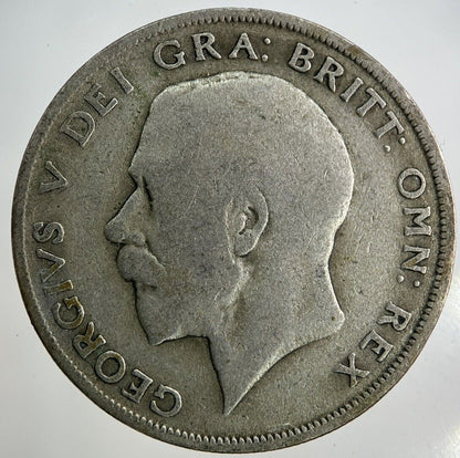 1921 George V Half - Crown Silver Coin | Collectable Grade