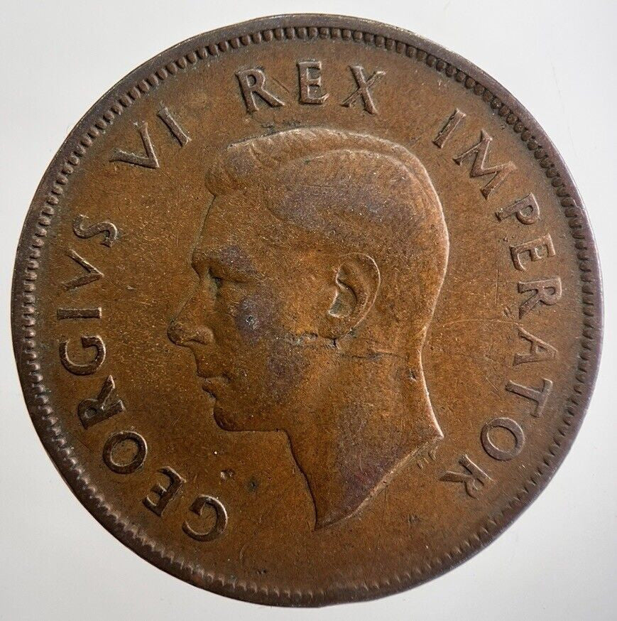 1938 South Africa Penny Coin | Fine Collectable Grade | a7993