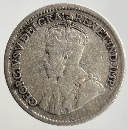 1918 Canada 5 Cents Silver Coin | Fine Collectable Grade