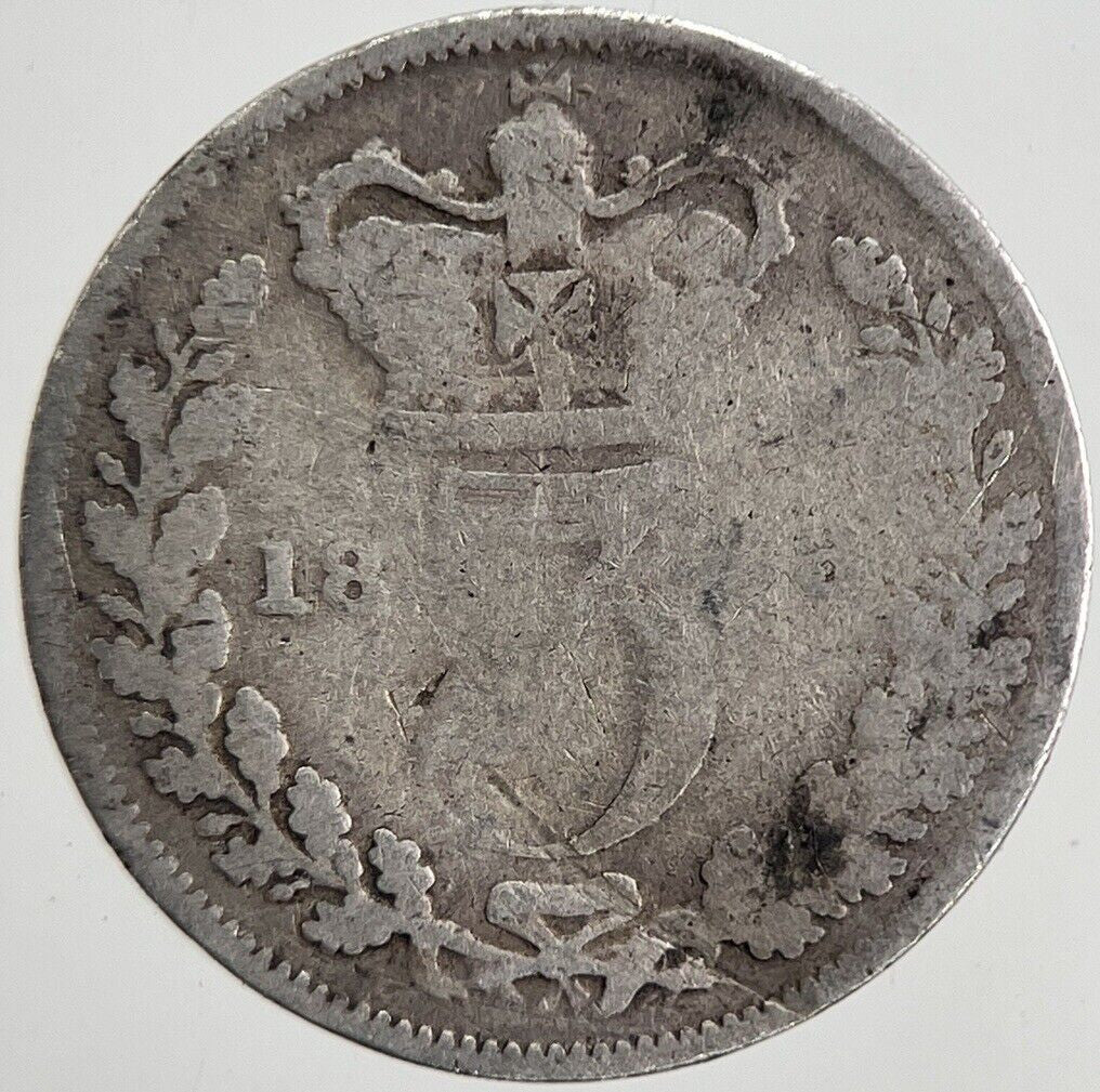 1873 Victoria Threepence Silver Coin | Collectable Grade | a5432