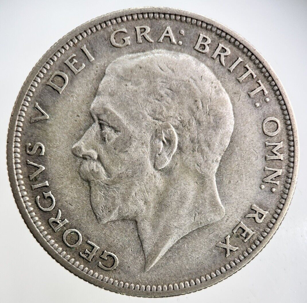 1932 George V Half - Crown Silver Coin | Fine Collectable Grade
