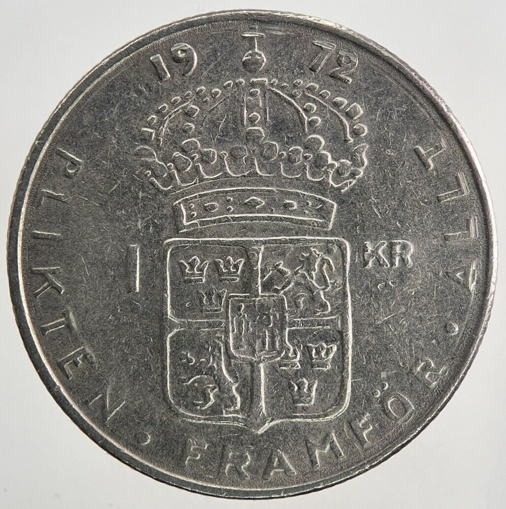 1972 Sweden 1 Krona Coin | Very High Grade