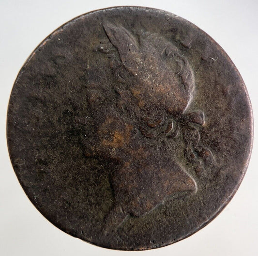 1769 Irish Evasion Hibernia Half - Penny Coin | Fine Collectable Grade