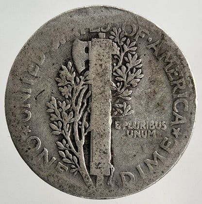 1924 US USA Mercury One Dime Silver Coin | Collectable Grade