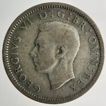 1943 George VI Sixpence Silver Coin | Fine Collectable Grade
