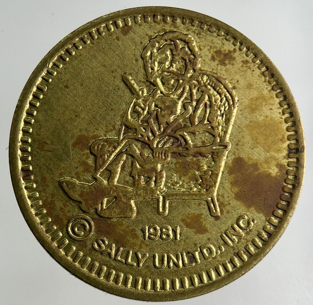 1981 Sally Un ltd Inc Game Token Coin | Collectable Grade