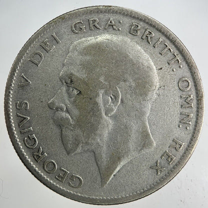 1929 George V Half - Crown Silver Coin | Fine Collectable Grade