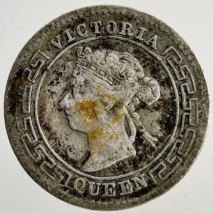 1897 Ceylon 10 Cents Silver Coin | Collectable Grade