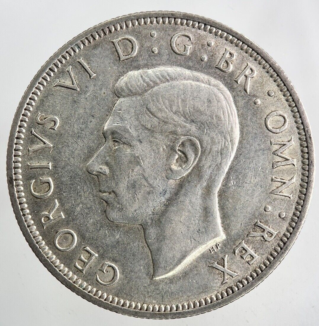 1942 George VI Half - Crown Silver Coin | Very High Grade