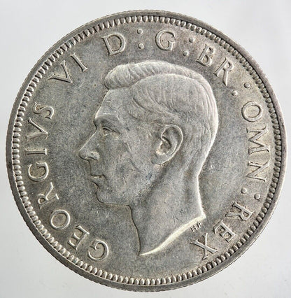 1942 George VI Half - Crown Silver Coin | Very High Grade