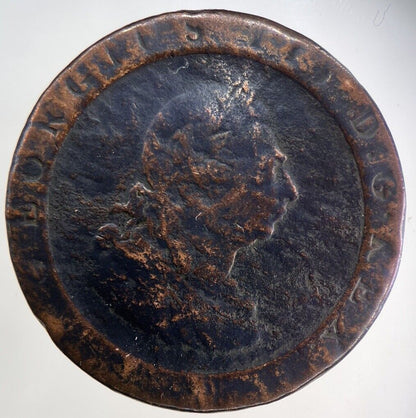 1797 George III 3rd Cartwheel Penny Coin | Collectable Grade