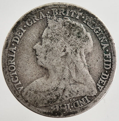 1895 Victoria Threepence Silver Coin | Collectable Grade | a8850