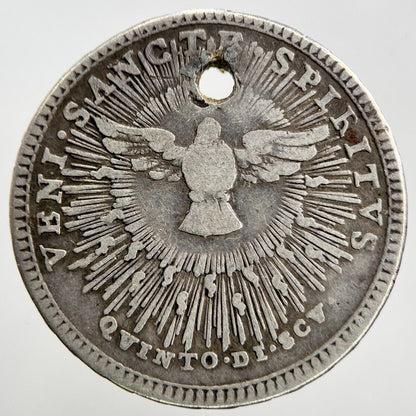 1769 Vatican State 1/5 Scudo | Silver Coin | Collectable Grade | a583