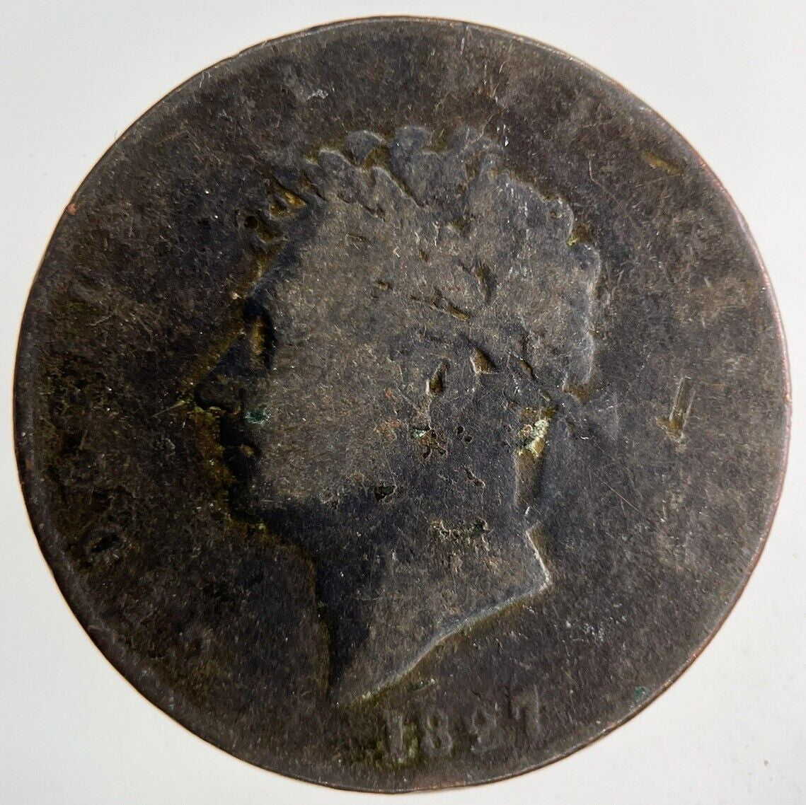 1827 George IV Half - Penny Coin | Collectable Grade
