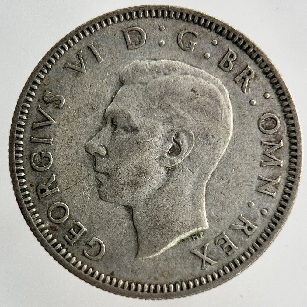 1944 George VI Shilling Silver Coin | Fine Collectable Grade