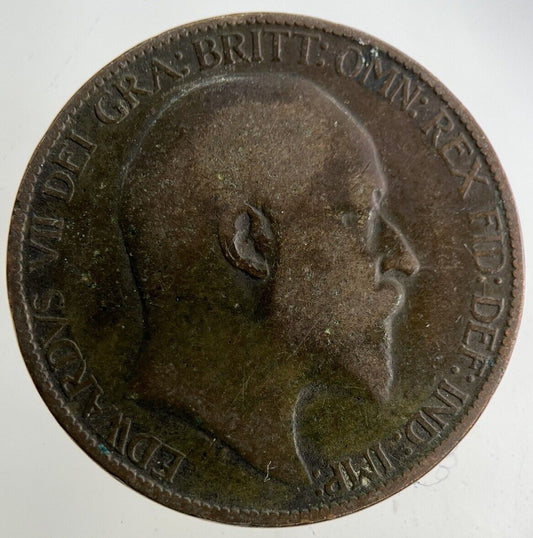 1908 Edward VII Half - Penny Coin | Collectable Grade
