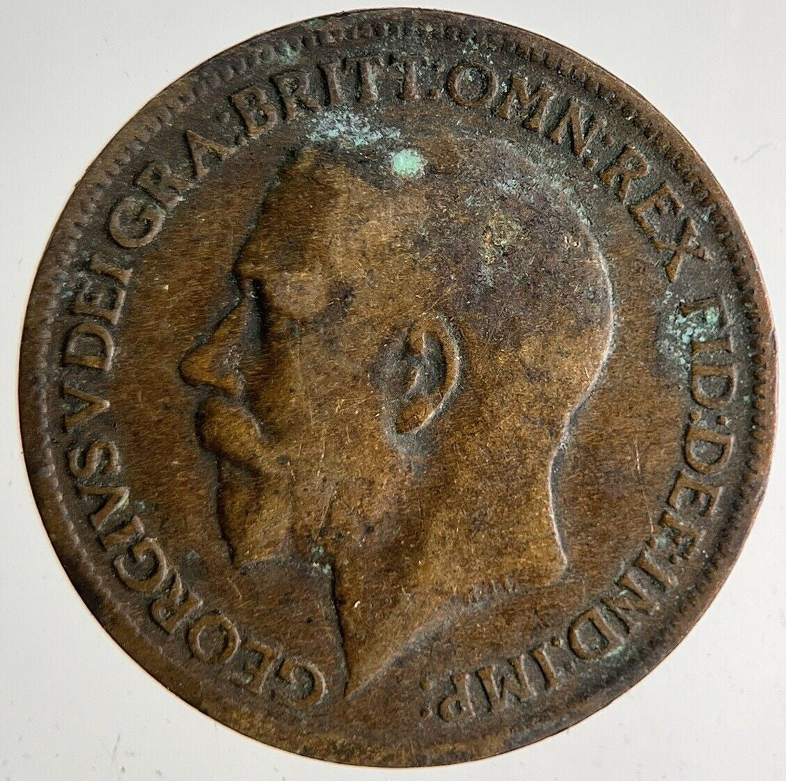 1917 George V Farthing Coin | Collectable Grade