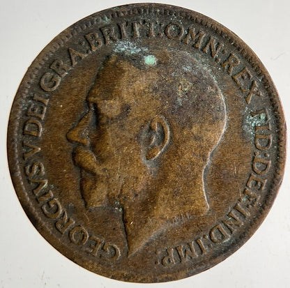 1917 George V Farthing Coin | Collectable Grade