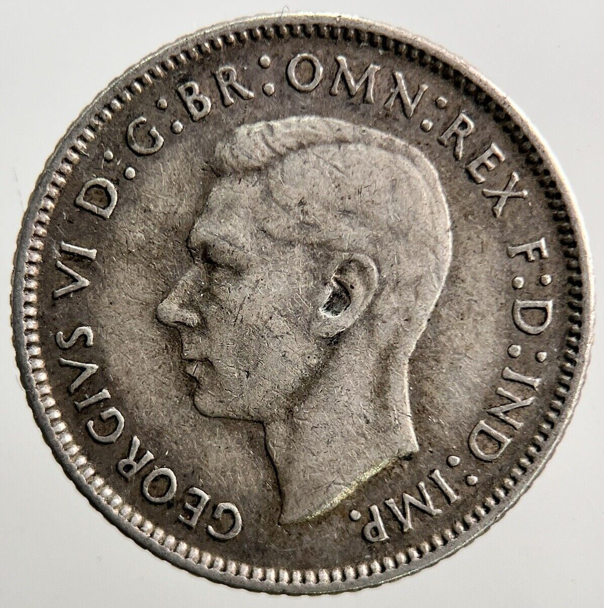 1942 - D Australia Sixpence Silver Coin | Fine Collectable Grade | a3729