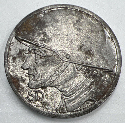 1918 10 Stadt - Duren German Helmet Austria Coin | Collectable Grade | a1308