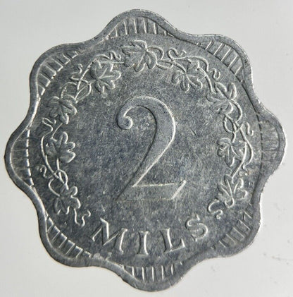 1972 Malta 2 Mils Coin | Fine Collectable Grade