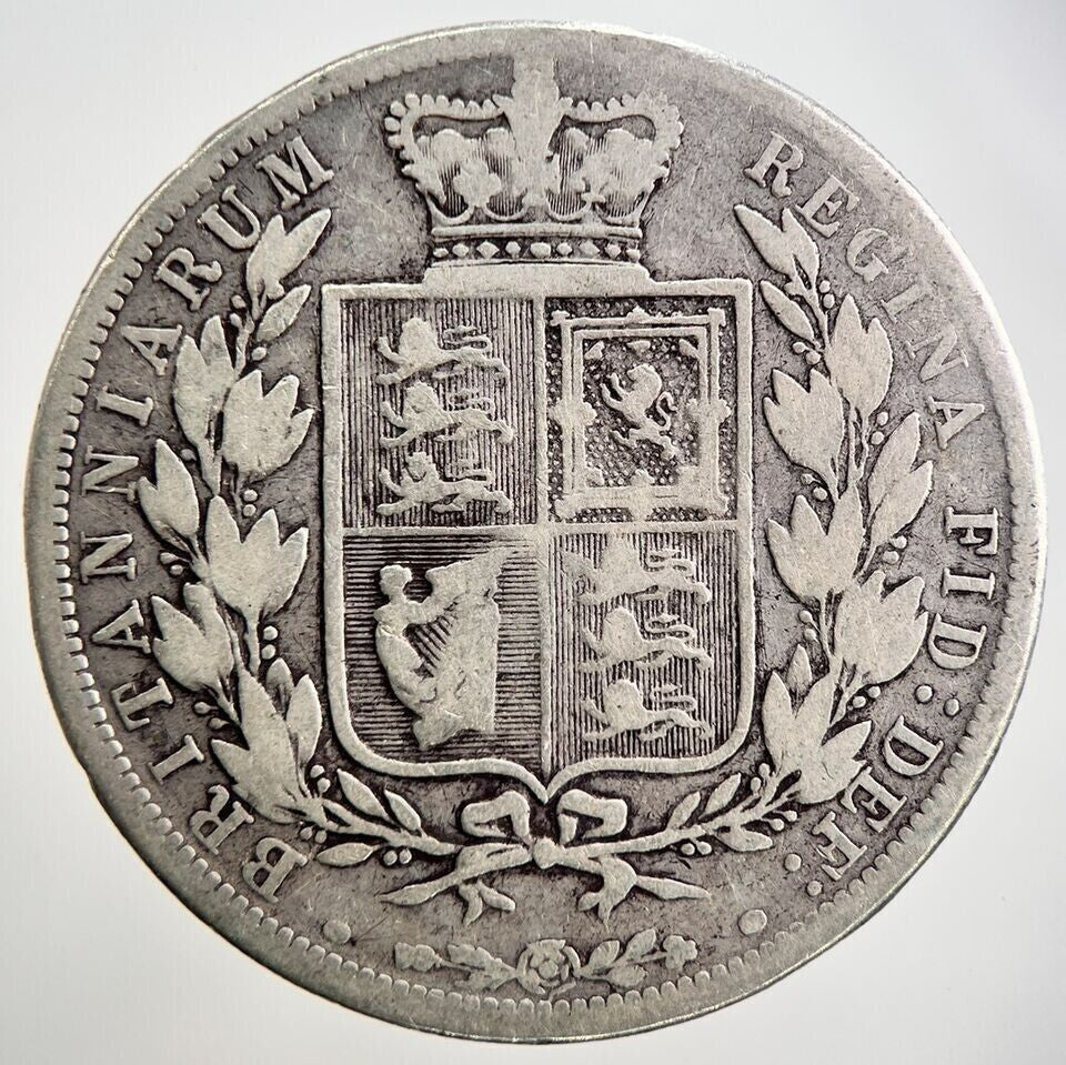 1883 Victoria Half - Crown Silver Coin | Collectable Grade | a2625