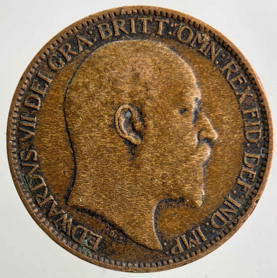1909 Edward VII Farthing Coin | Fine Collectable Grade