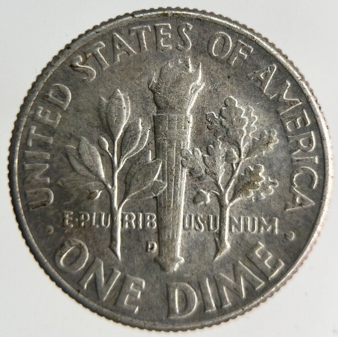 1964 - D USA US Roosevelt One Dime Silver Coin | Very High Grade