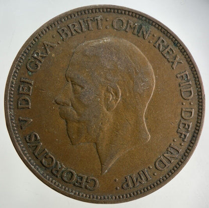 1936 George V One Penny Coin | Fine Collectable Grade