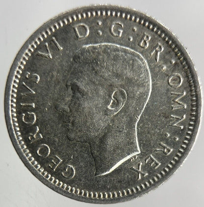 1938 George VI Threepence Silver Coin | Fine Collectable Grade