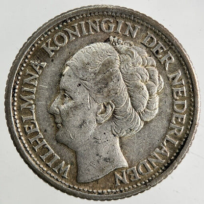 1944 Netherlands 25 Cents Silver Coin | Fine Collectable Grade