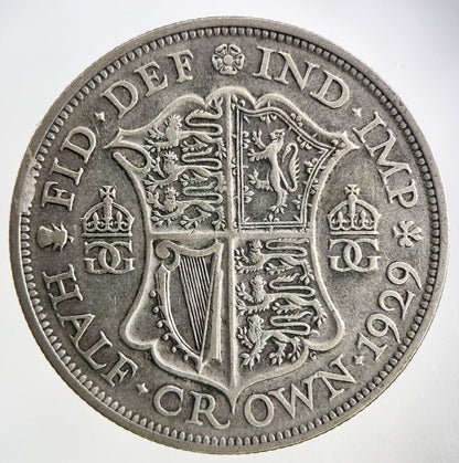 1929 George V Half - Crown Silver Coin | Fine Collectable Grade