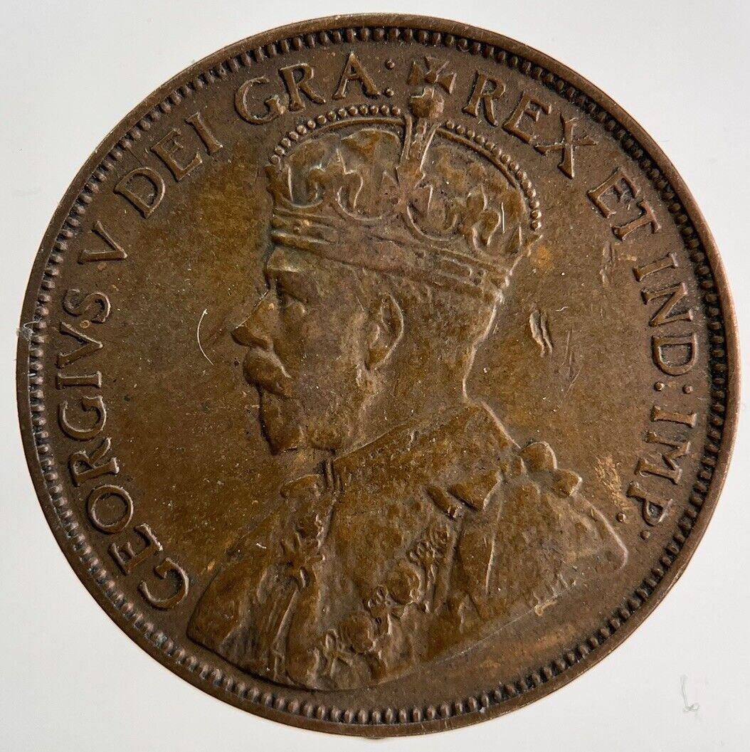 1913 Canada New Foundland One Cent Coin | Fine Collectable Grade