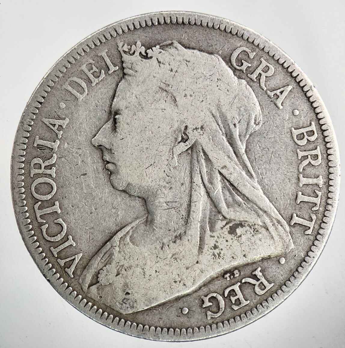 1893 Victoria Half - Crown Silver Coin | Collectable Grade