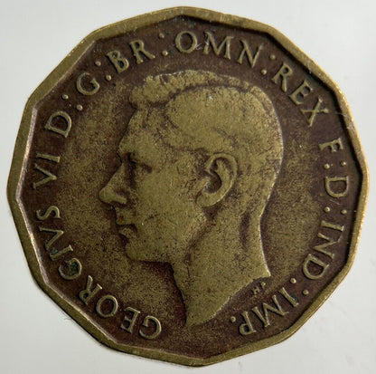 1941 George VI Threepence Coin | Fine Collectable Grade