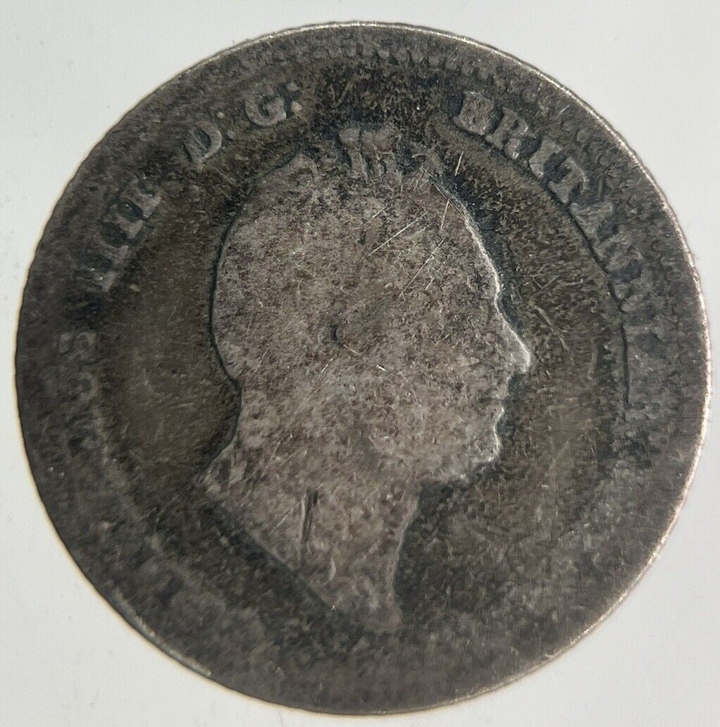 1836 William IV Four - Pence Groat Silver Coin | Collectable Grade