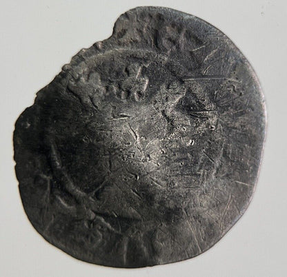 British Edward I 1st Medieval Hammered Silver Half - Penny Coin | a4441