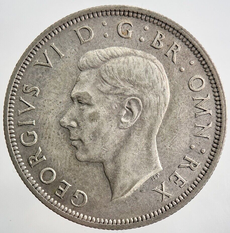 1946 George VI Half - Crown Silver Coin | Very High Grade | a3985