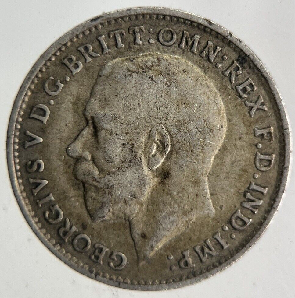 1919 George V Threepence Silver Coin | Fine Collectable Grade