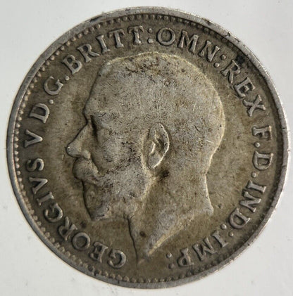 1919 George V Threepence Silver Coin | Fine Collectable Grade