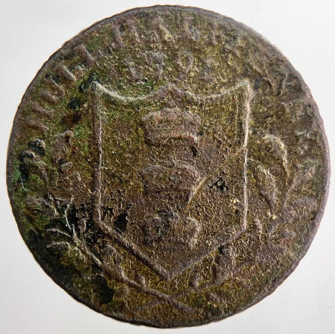 1791 Hull Half - Penny Token Coin | Collectable Grade | a6535