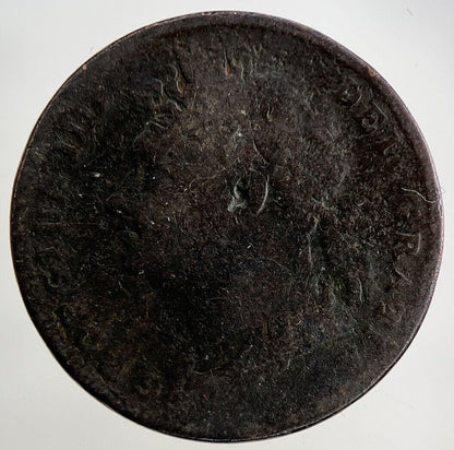 1822 George IV Farthing Coin | Fair Grade