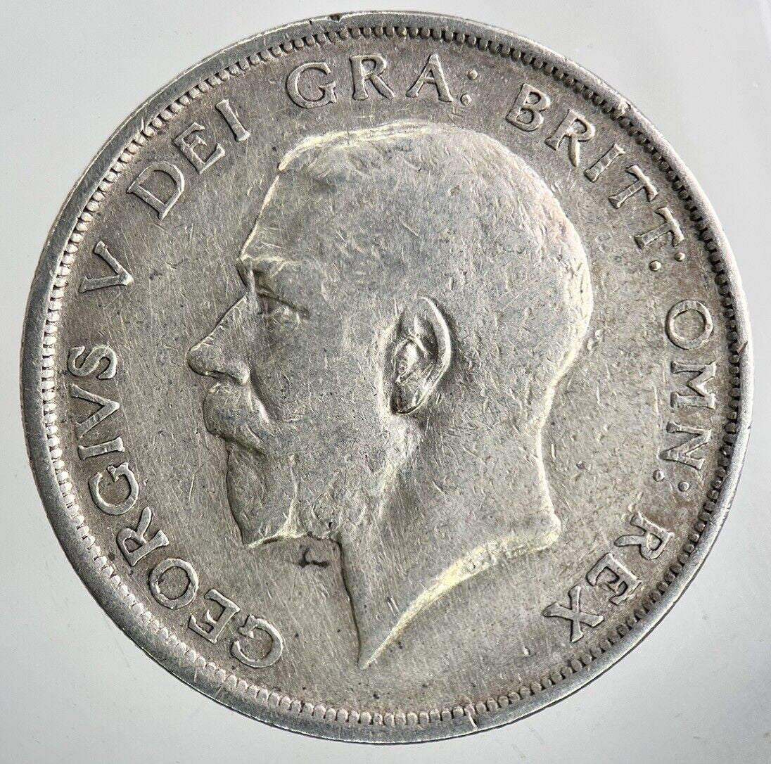 1918 George V Half - Crown Silver Coin | Fine Collectable Grade