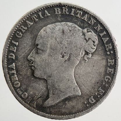 1859 Victoria Sixpence Silver Coin | Fine Collectable Grade