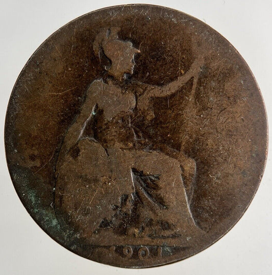 1901 Victoria Half - Penny Coin | Collectable Grade