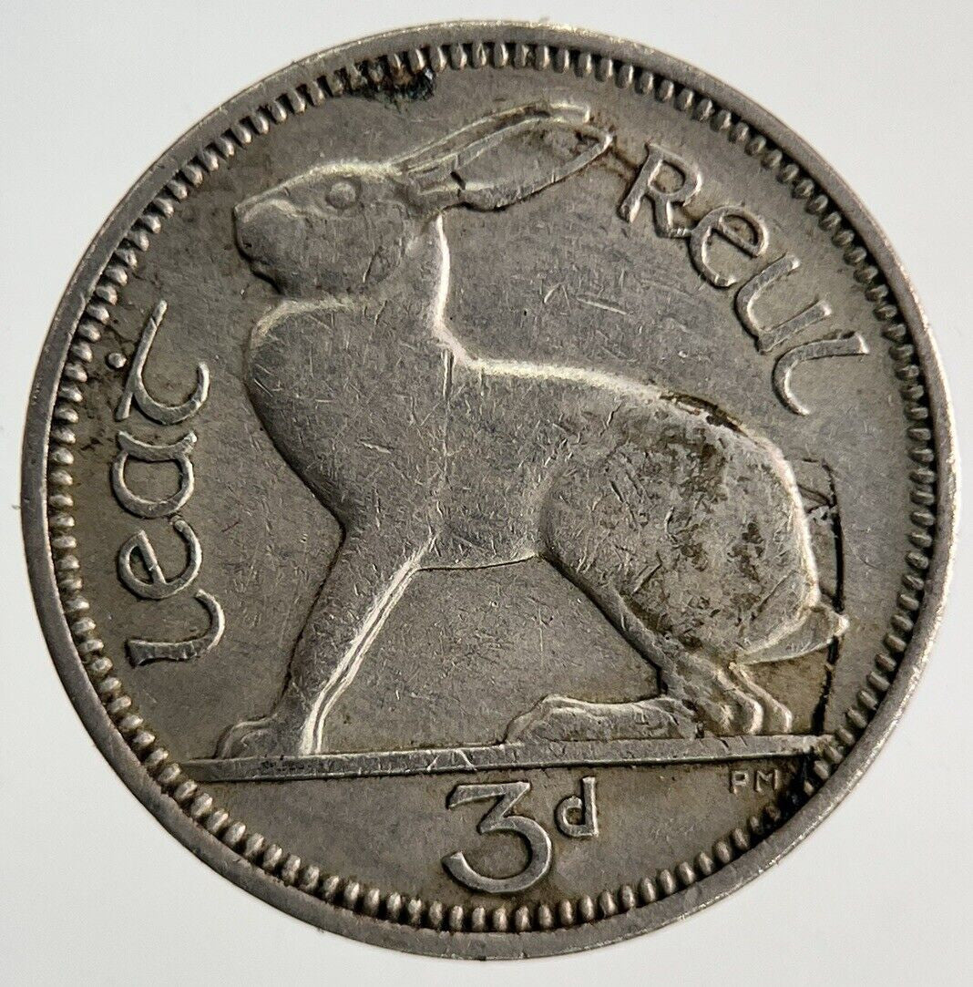 1963 Irish Threepence Rabbit Coin | Fine Collectable Grade