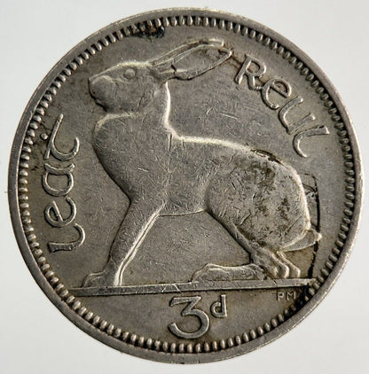 1963 Irish Threepence Rabbit Coin | Fine Collectable Grade