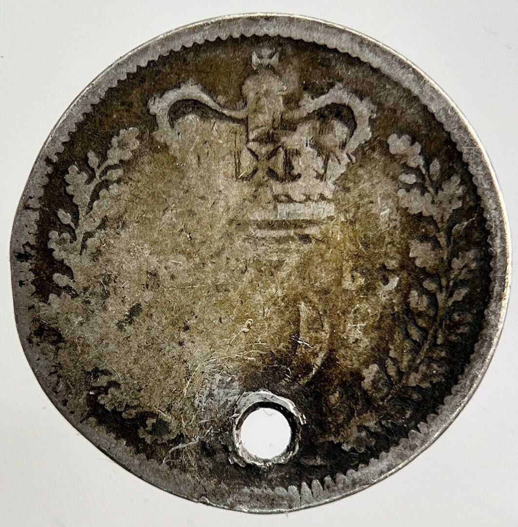 1856 Victoria Threepence Silver Coin | Fair Grade