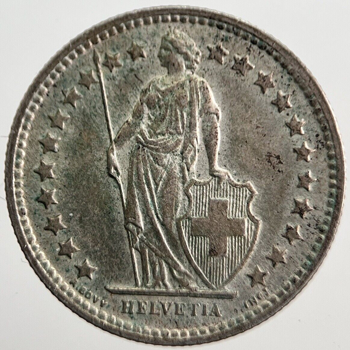 1958 Switzerland Swiss 1/2 Half Franc Silver Coin | Very High Grade | a7267